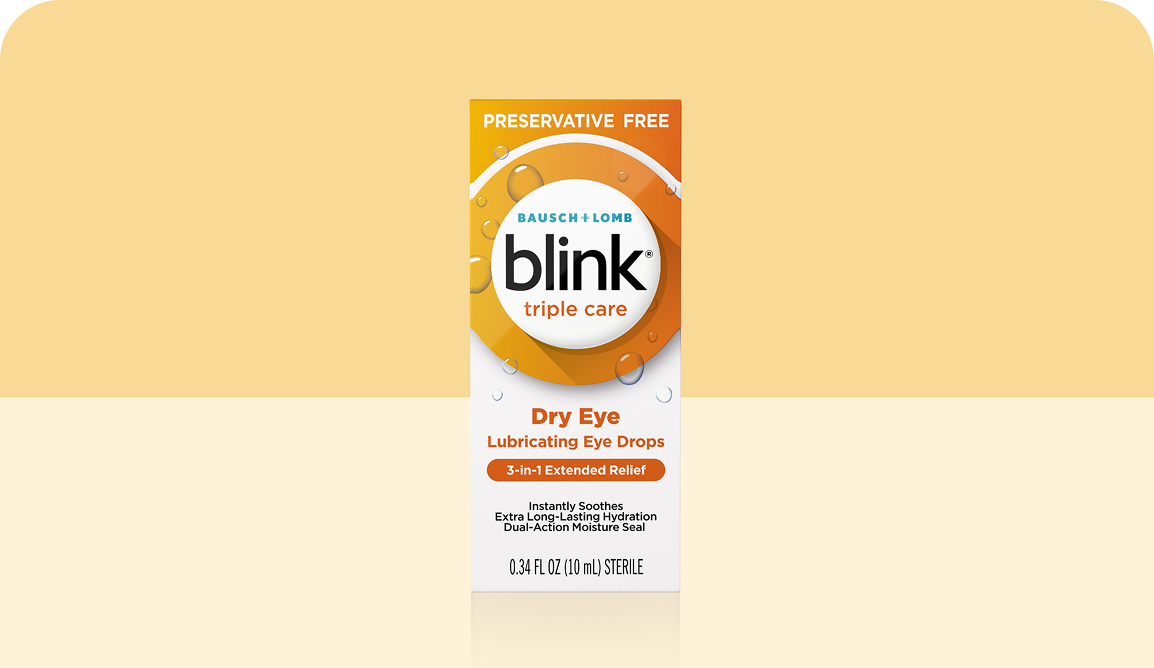 Blink Triple Care package and bottle